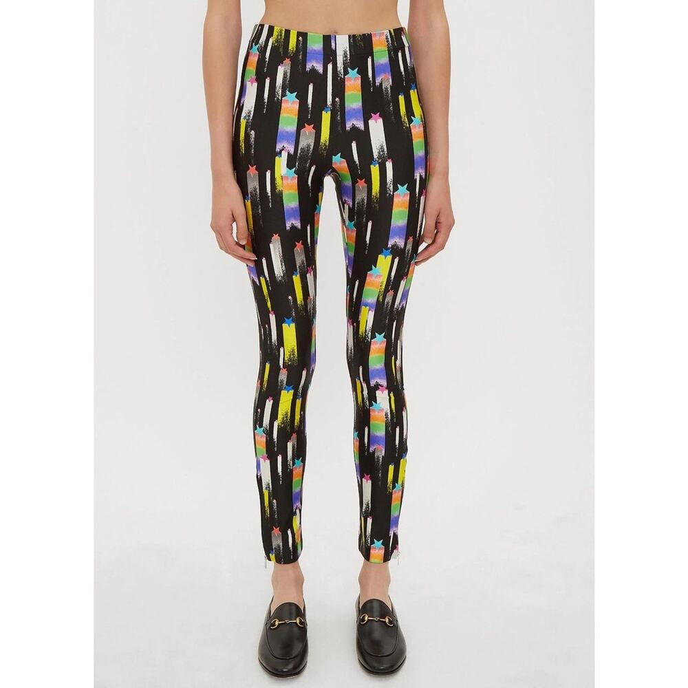 GUCCI NWT Women's Shooting Star Logo High Rise Leggings Ankle Pants Small $785